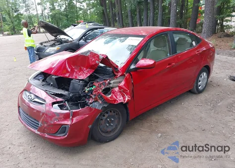 2014 Hyundai Accent Gls from USA, damaged, VIN KMHCT4AE3EU759727